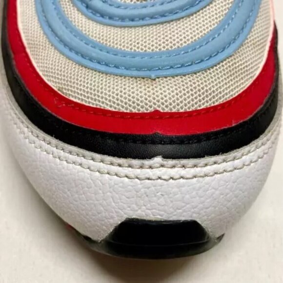 Nike Air Max 97 Gundam Men's USA 10 White University Red Blue CW6986-100 GUC/EUC - Picture 8 of 16